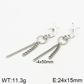Stainless Steel Earrings  2E2002084bbml-712