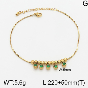Stainless Steel Anklets  5A9000771vhha-201