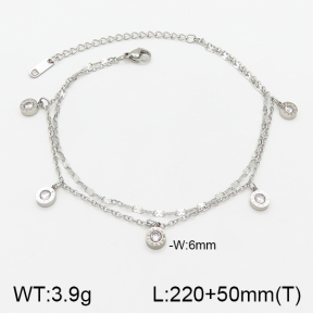 Stainless Steel Anklets  5A9000779vbpb-201