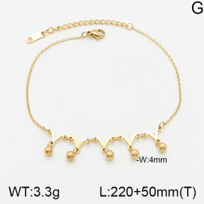 Stainless Steel Anklets  5A9000780vhha-201