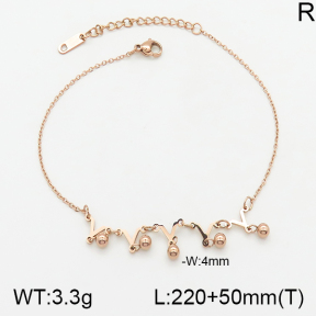 Stainless Steel Anklets  5A9000781vhha-201