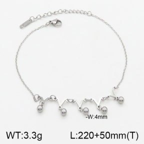 Stainless Steel Anklets  5A9000782vbpb-201
