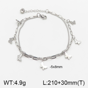 Stainless Steel Anklets  5A9000785vbpb-201