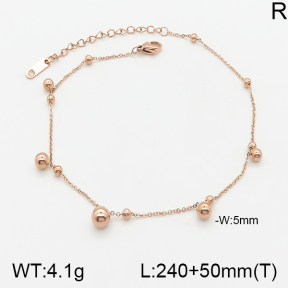 Stainless Steel Anklets  5A9000787vbpb-201
