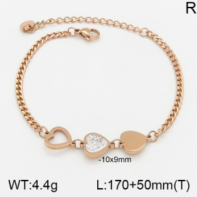 Stainless Steel Bracelet  5B4002167vhha-201
