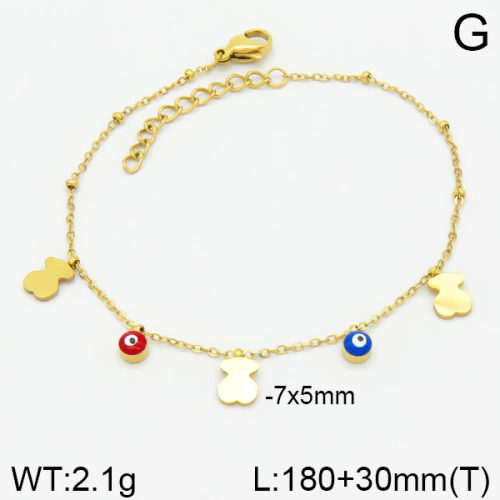 SS Bear Bracelets  TB2000352aajo-413