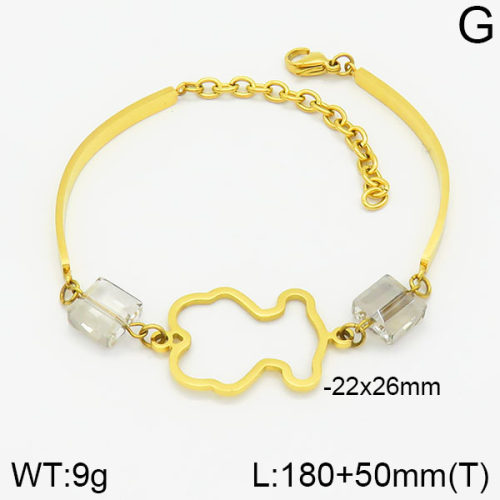 SS Bear Bracelets  TB2000361ahlv-317