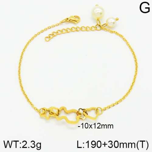 SS Bear Bracelets  TB2000362bhva-317