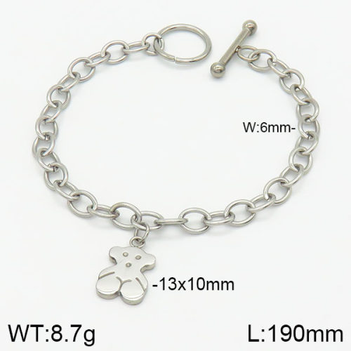 SS Bear Bracelets  TB2000375bhva-317