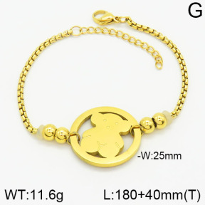 SS Bear Bracelets  TB2000386vhha-317