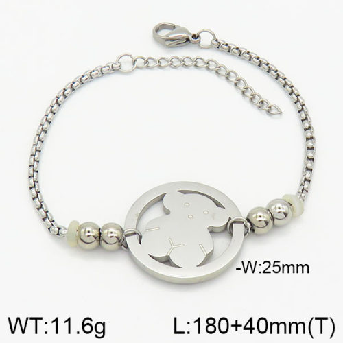 SS Bear Bracelets  TB2000387bhva-317