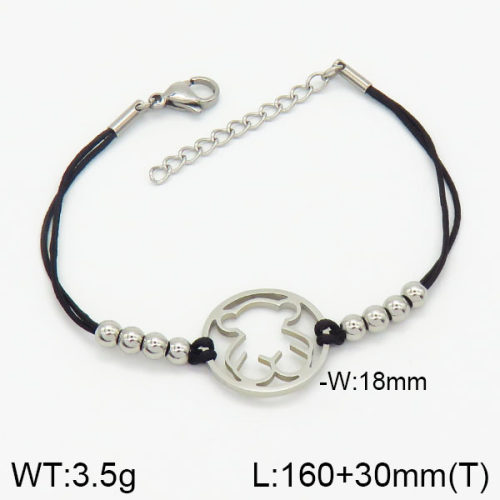 SS Bear Bracelets  TB2000396bbov-317