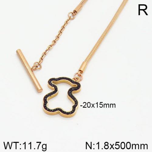 SS Bear Necklaces  TN2000366vhnv-659