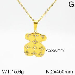 SS Bear Necklaces  TN2000380bhbl-635