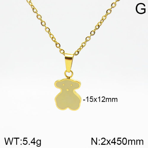 SS Bear Necklaces  TN2000381bhbl-635