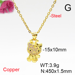 Fashion Copper Necklaces  TN6001152baka-L017