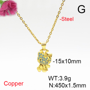 Fashion Copper Necklaces  TN6001153baka-L017