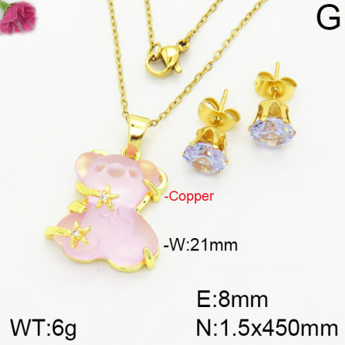 Fashion Copper Bear Sets  TS2000829vbll-J71