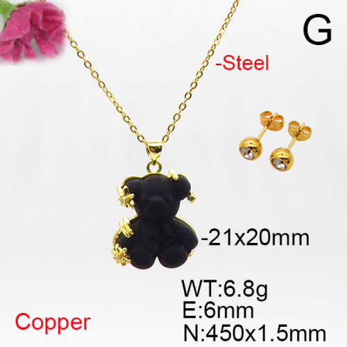 Fashion Copper Bear Sets  TS6012879baka-L017