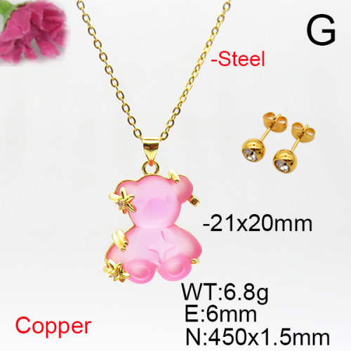 Fashion Copper Bear Sets  TS6012881baka-L017