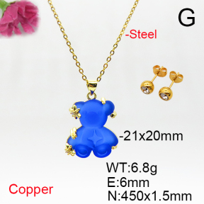 Fashion Copper Bear Sets  TS6012882baka-L017