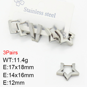 Stainless Steel Earrings  2E2002195vbpb-351