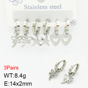 Stainless Steel Earrings  2E2002197vhha-351