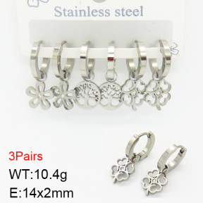 Stainless Steel Earrings  2E4002247bhia-351