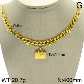 Stainless Steel Necklace  2N2002898vhha-395