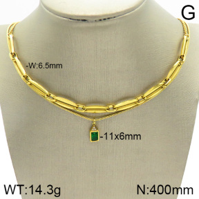 Stainless Steel Necklace  2N4001870bhbl-395