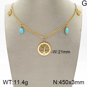 Stainless Steel Necklace  5N3000539bbov-434