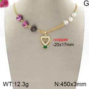 Fashion Copper Necklace  F5N300069bhva-J158