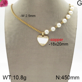 Fashion Copper Necklace  F5N300071bhva-J158