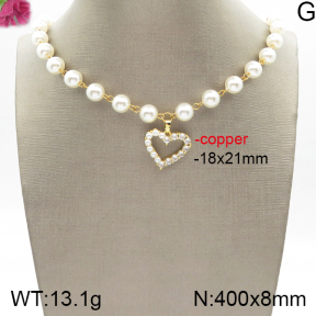 Fashion Copper Necklace  F5N300072bhbl-J158
