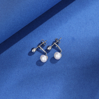 925 Silver Earrings  6mm  JE4069viij-Y22