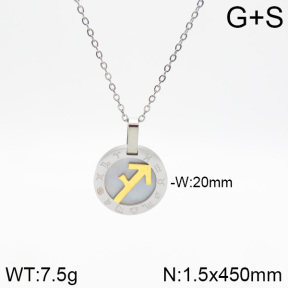 Stainless Steel Necklace  2N3001150bbov-742