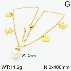 Stainless Steel Necklace  2N3001152bbov-434