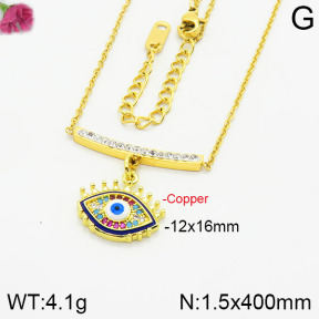 Fashion Copper Necklace  F2N300088vbpb-J158