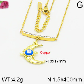 Fashion Copper Necklace  F2N300089vbpb-J158