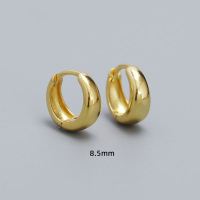 925 Silver Earrings  WT:1.95g  8.5mm  JE4255vihj-Y05  YHE0179