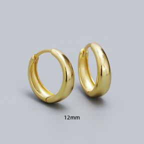 925 Silver Earrings  WT:2.6g  12mm  JE4259aioo-Y05  YHE0179