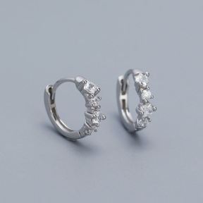 925 Silver Earrings  WT:1.18g  8*10.5mm  JE4260vhmp-Y05  YHE0575