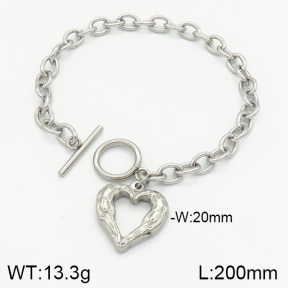 Stainless Steel Bracelet  2B2002126bbov-377