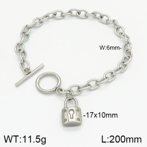 Stainless Steel Bracelet  2B2002128bbov-377