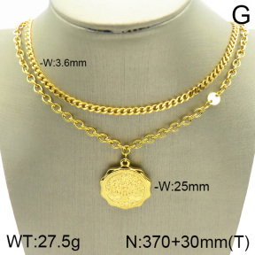 Stainless Steel Necklace  2N2002901ahjb-377