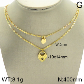 Stainless Steel Necklace  2N2002903vbpb-377