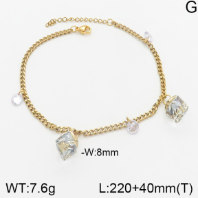 Stainless Steel Anklets  5A9000795aako-698