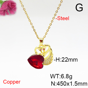 Fashion Copper Necklace  F6N405872aakl-G030
