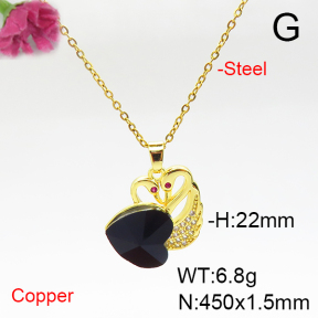 Fashion Copper Necklace  F6N405873aakl-G030