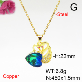 Fashion Copper Necklace  F6N405879aakl-G030